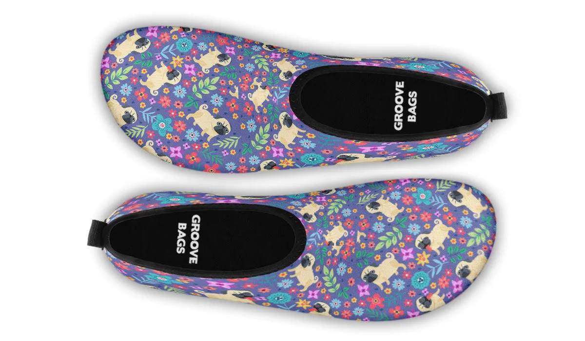 Groovy Pug Aqua Barefoot Shoes