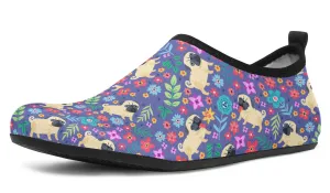Groovy Pug Aqua Barefoot Shoes