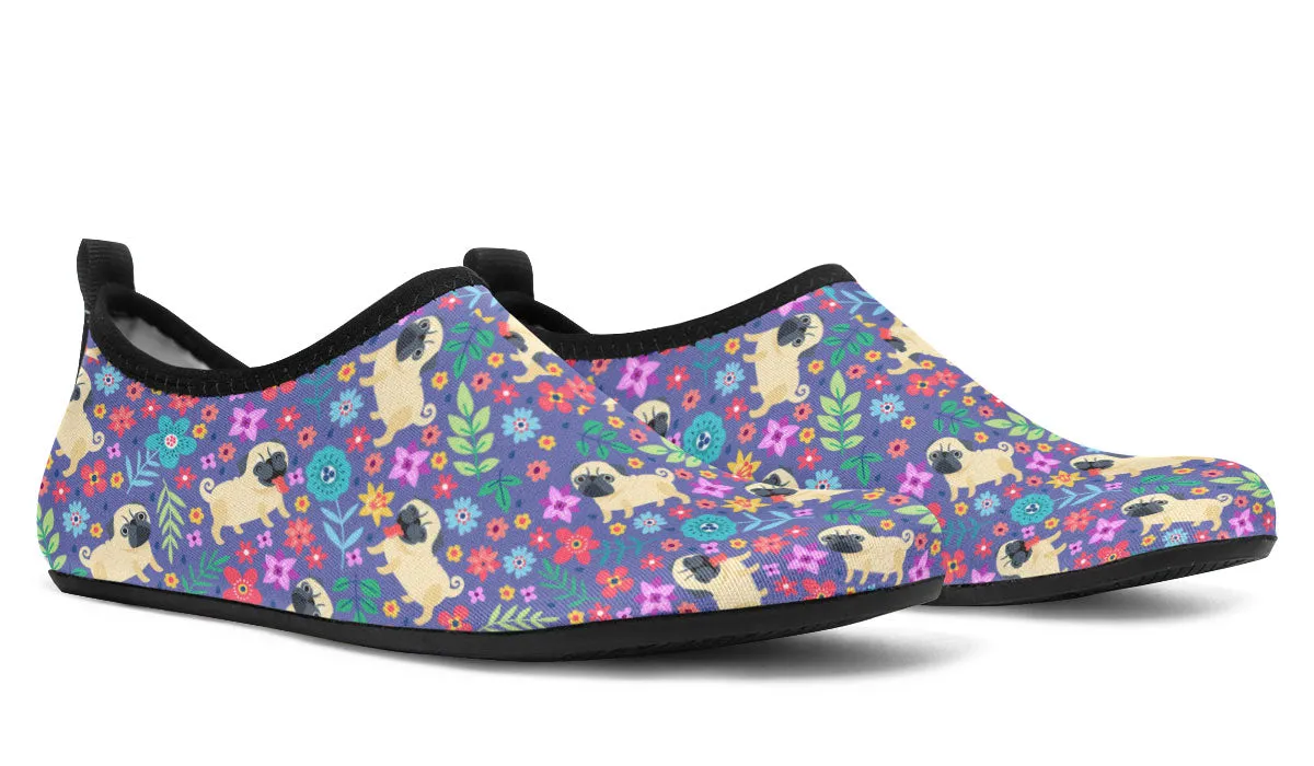 Groovy Pug Aqua Barefoot Shoes