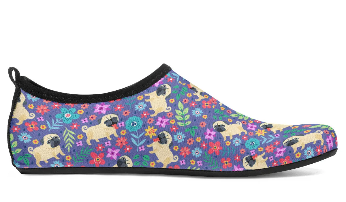 Groovy Pug Aqua Barefoot Shoes