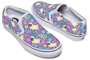 Groovy Pug Slip-On Shoes