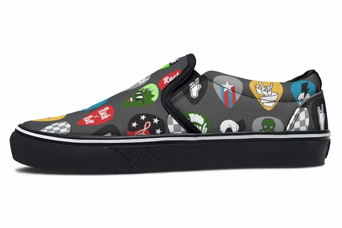 Guitar Picks Slip-On Shoes