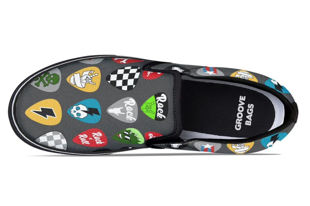 Guitar Picks Slip-On Shoes
