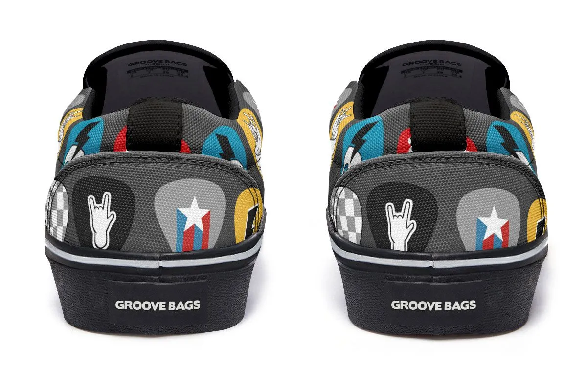 Guitar Picks Slip-On Shoes