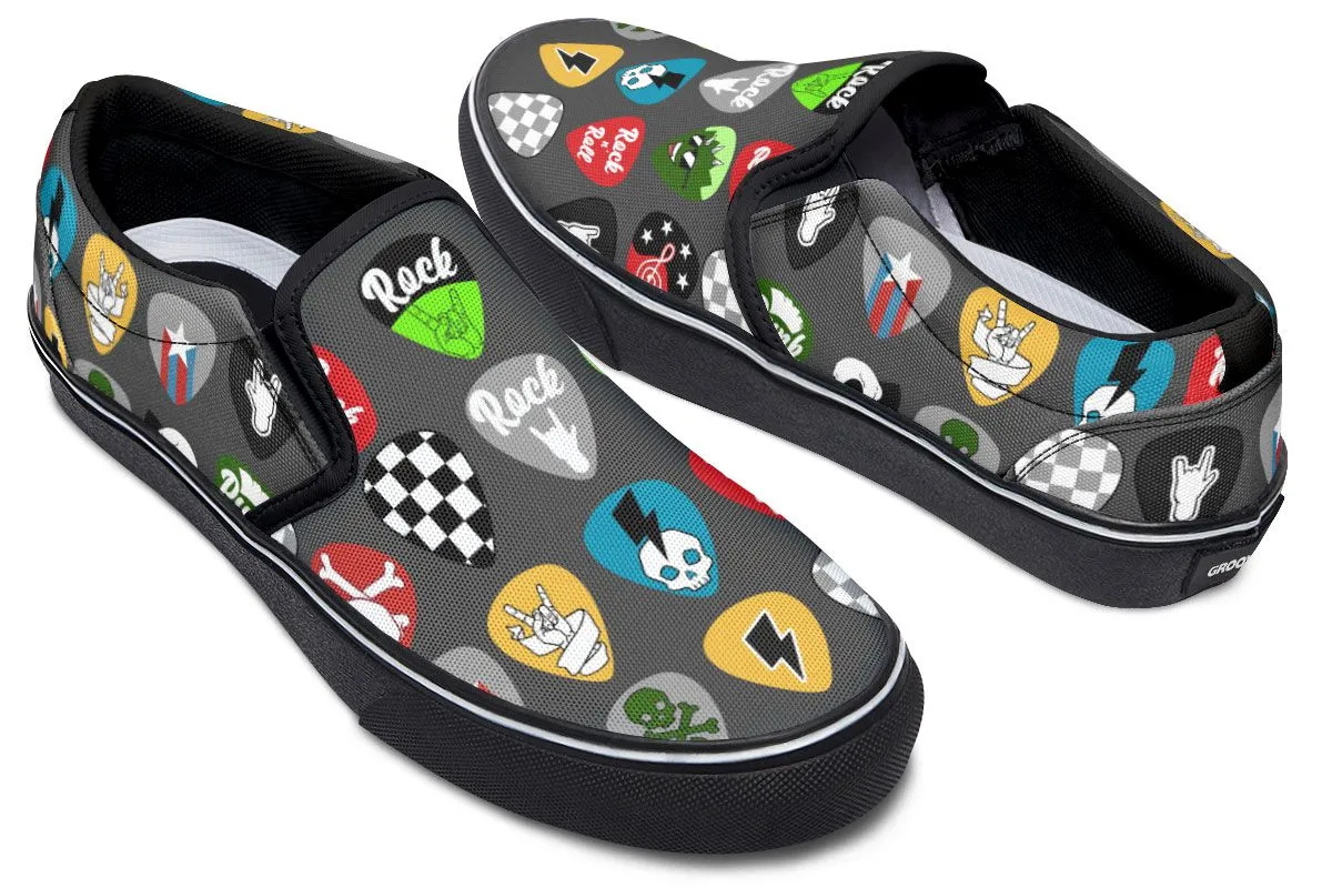 Guitar Picks Slip-On Shoes