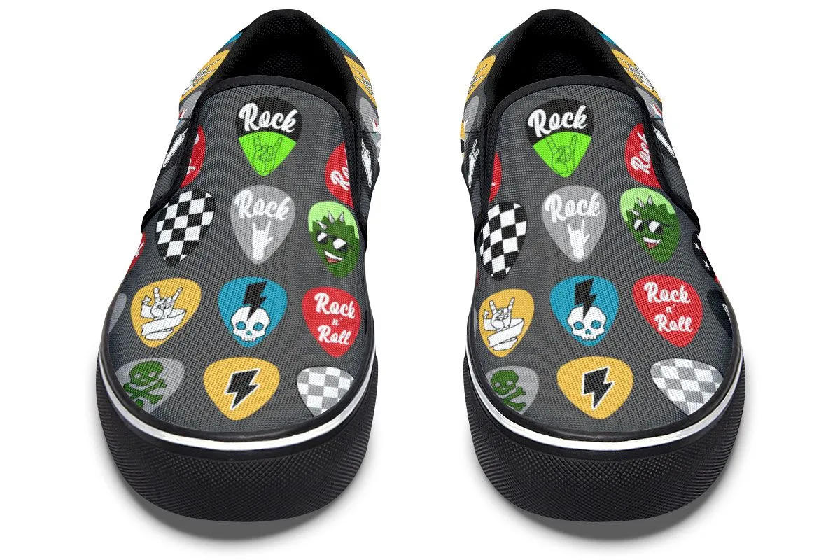 Guitar Picks Slip-On Shoes