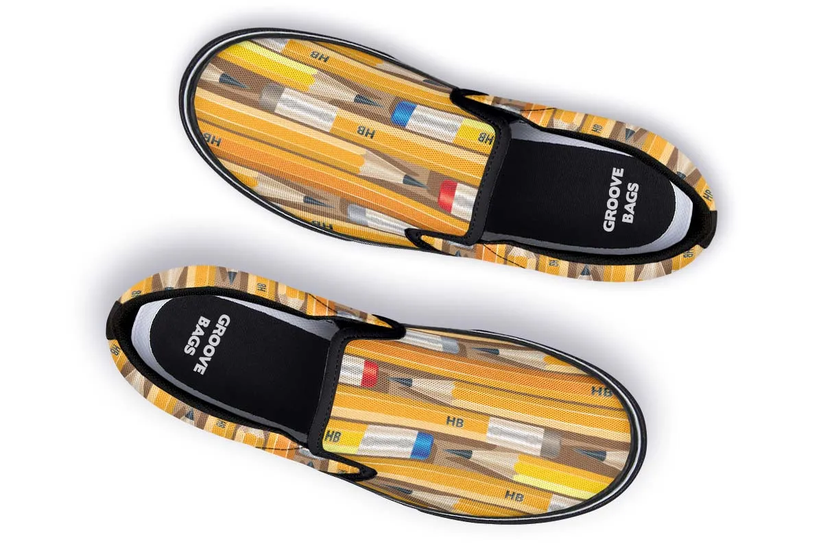 H B Pencils Slip-On Shoes
