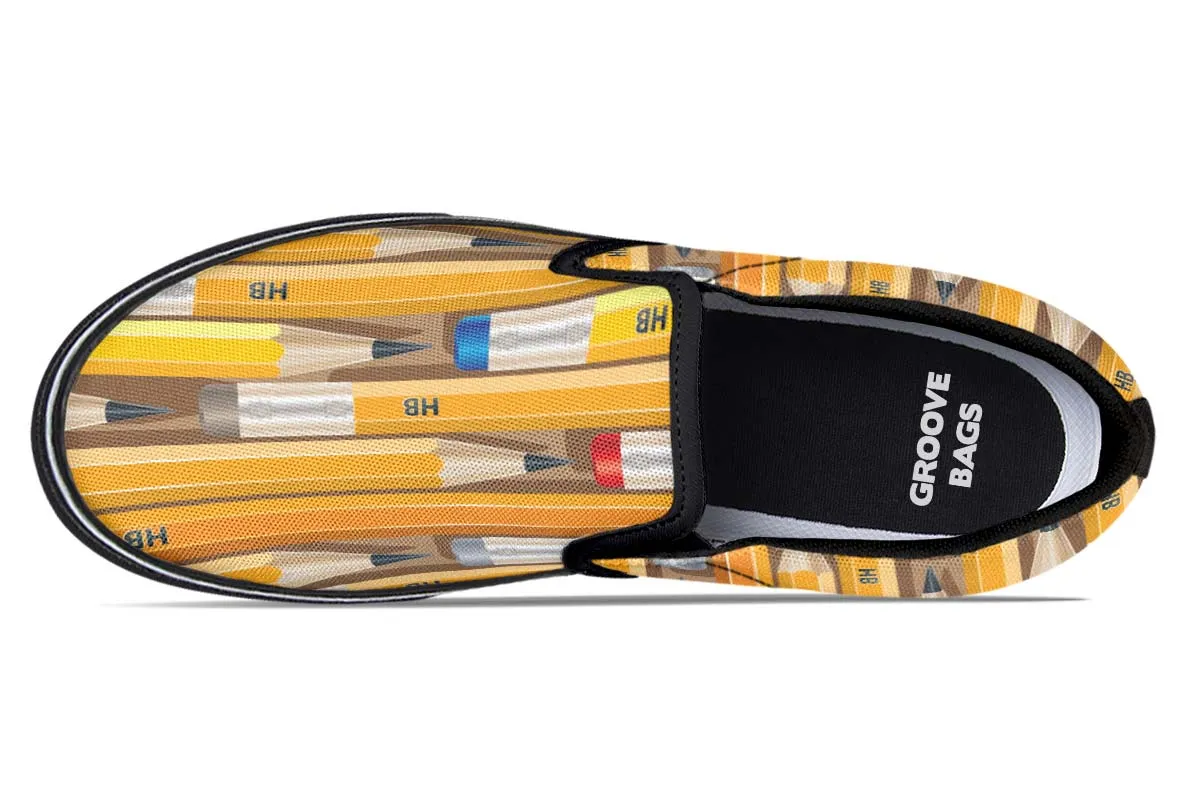 H B Pencils Slip-On Shoes