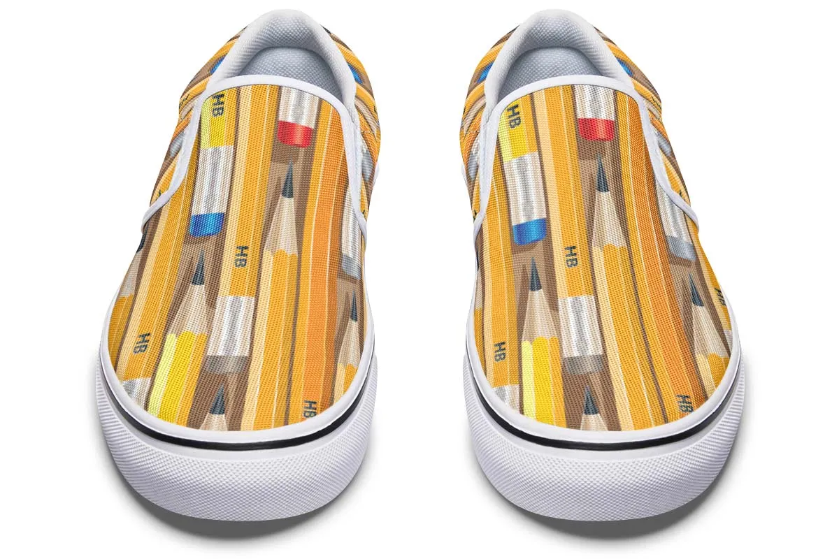 H B Pencils Slip-On Shoes
