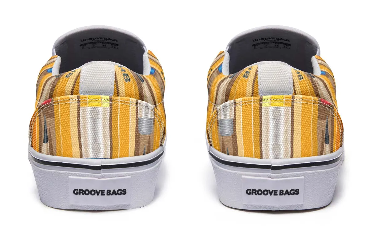 H B Pencils Slip-On Shoes
