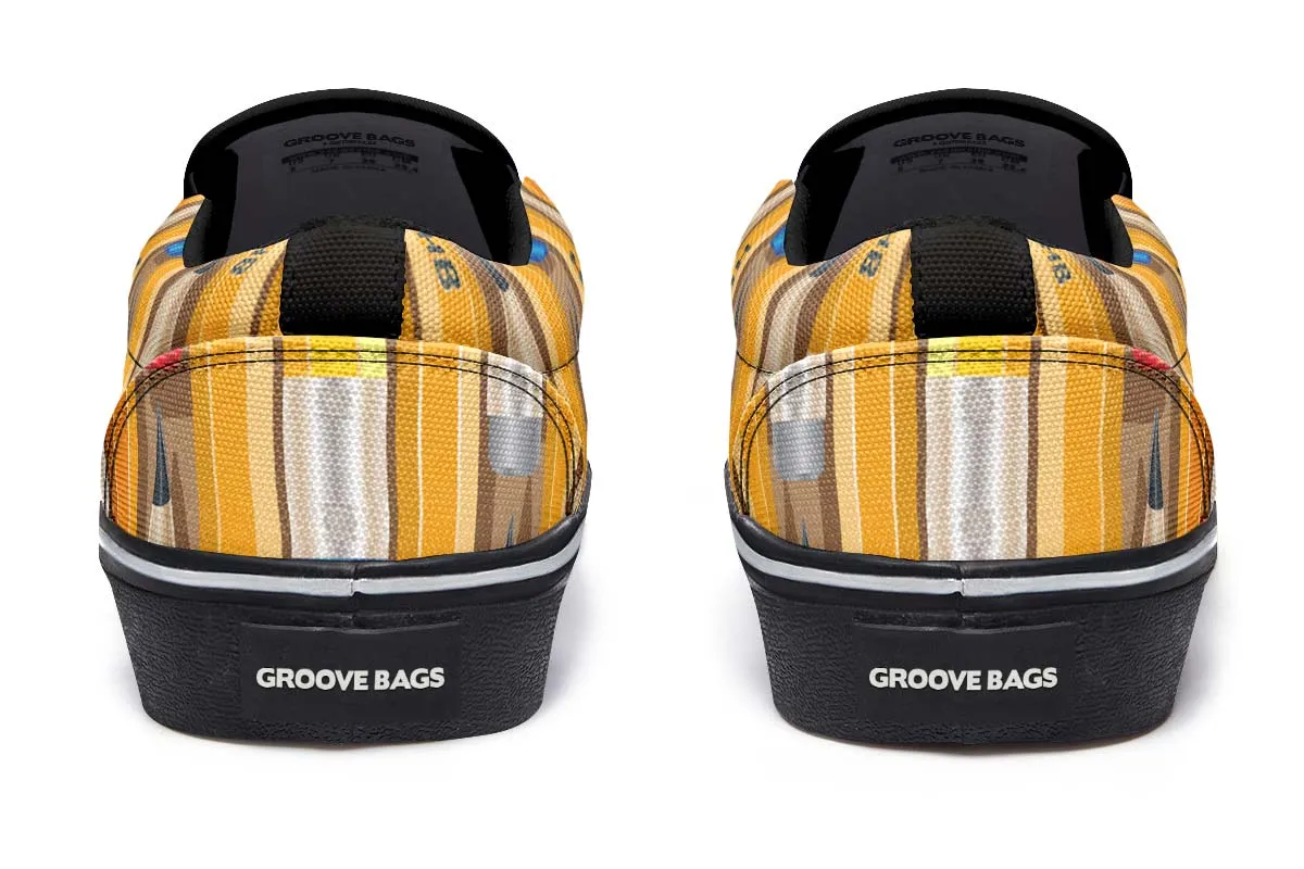 H B Pencils Slip-On Shoes