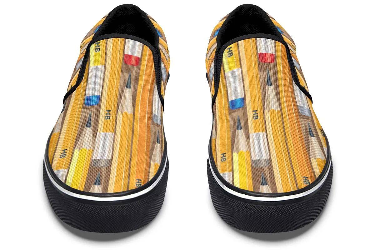 H B Pencils Slip-On Shoes