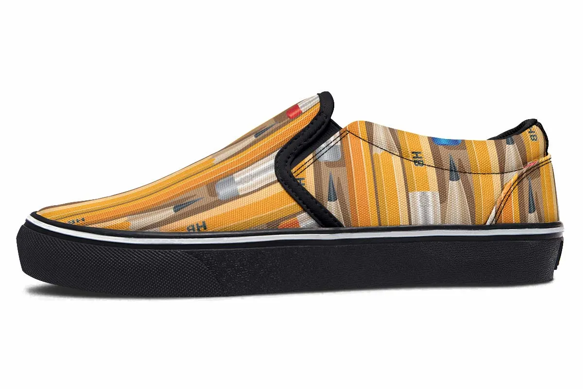 H B Pencils Slip-On Shoes