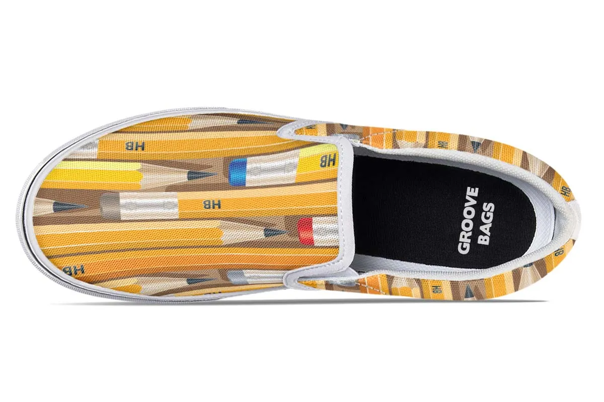 H B Pencils Slip-On Shoes