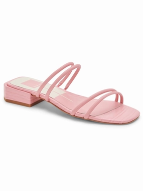 Haize Womens Leather Strappy Heel Sandals