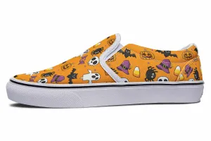 Halloween Pattern Slip-On Shoes