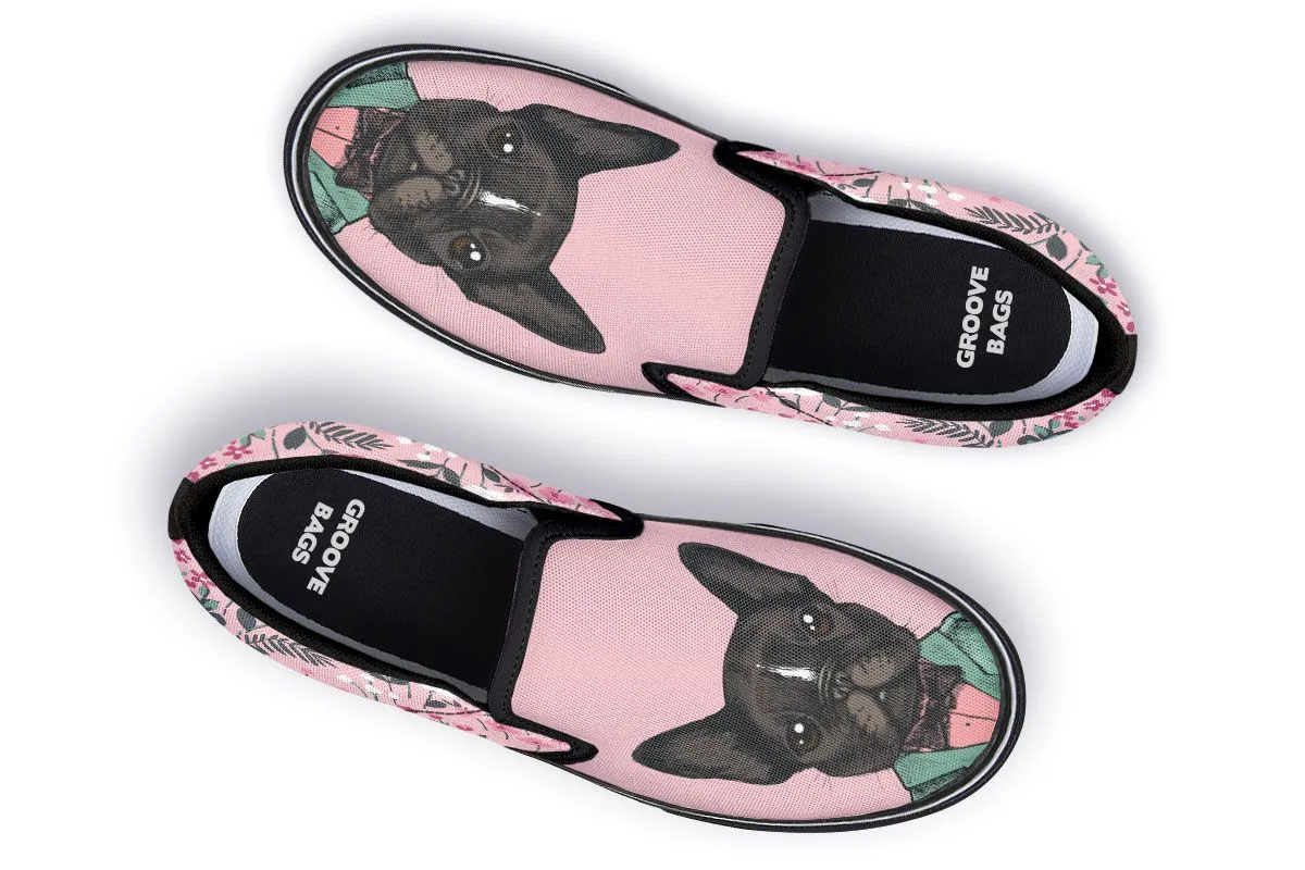 Handsome French Bulldog Slip-On Shoes