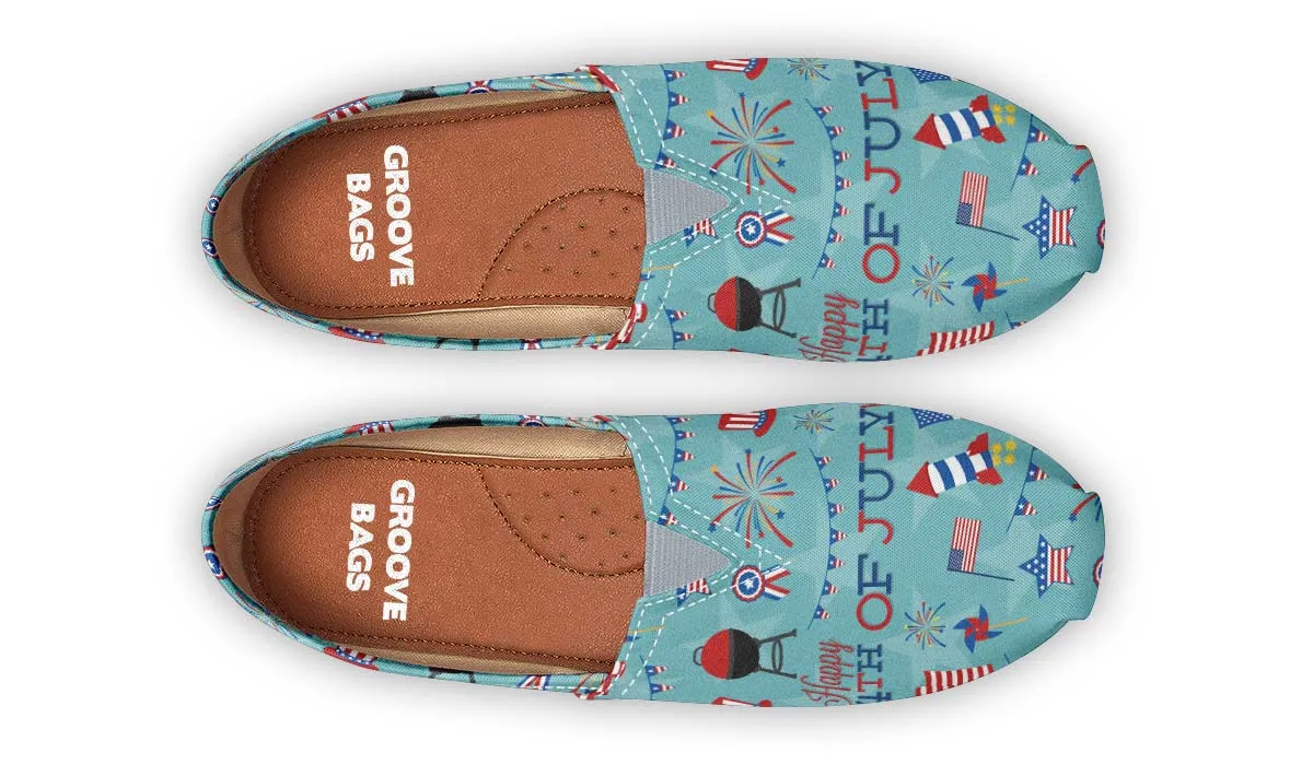 Happy Fourth of July Casual Shoes