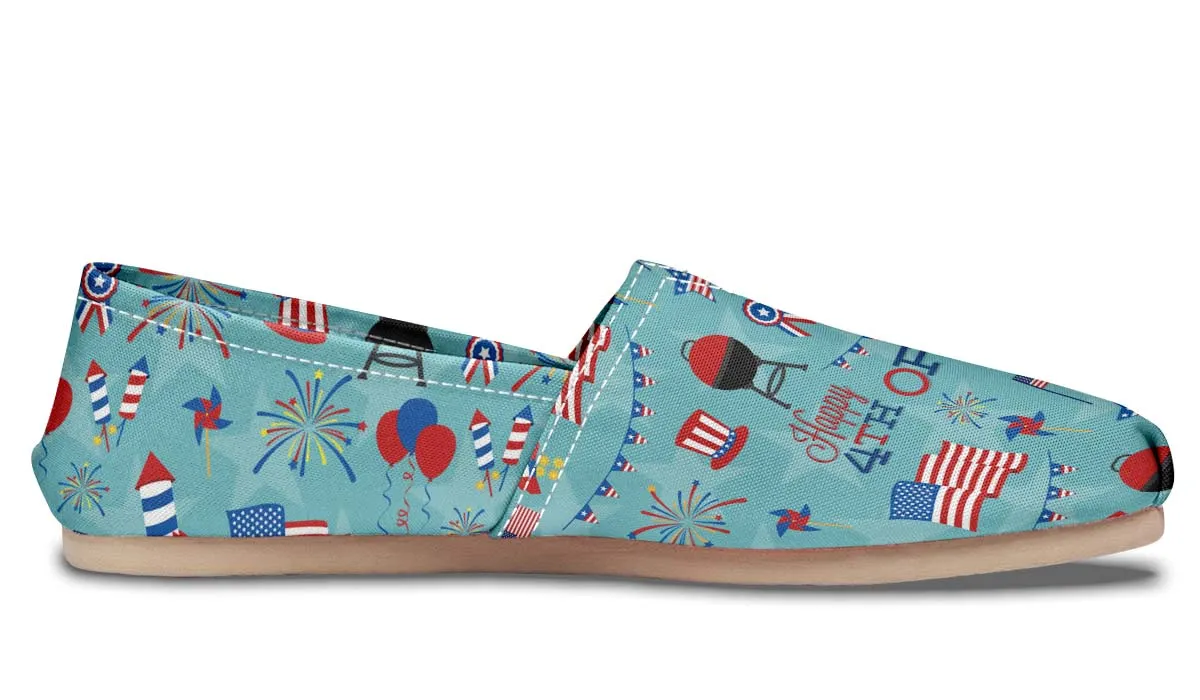 Happy Fourth of July Casual Shoes