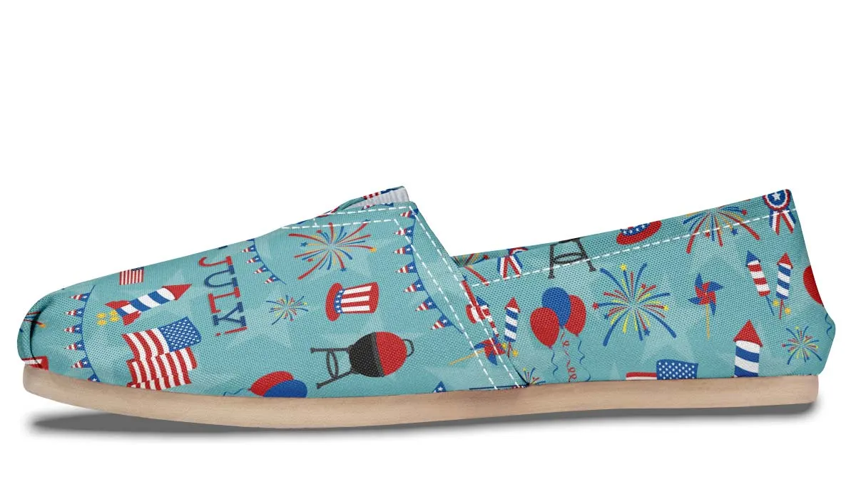 Happy Fourth of July Casual Shoes