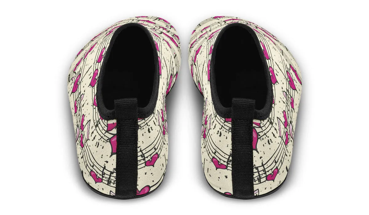 Heart Music Aqua Barefoot Shoes