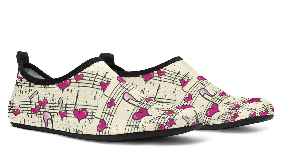 Heart Music Aqua Barefoot Shoes