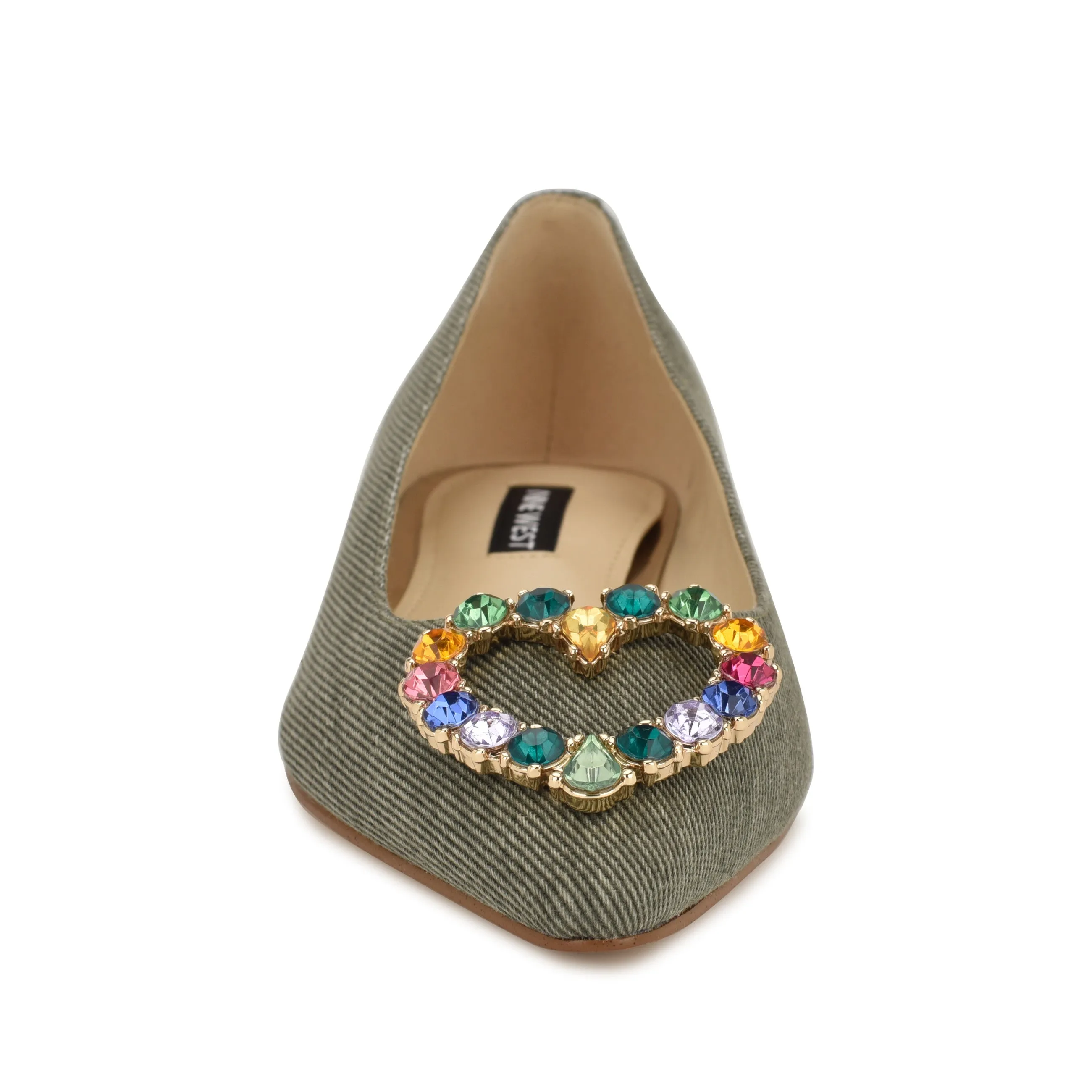 Hearts Pointy Toe Flats