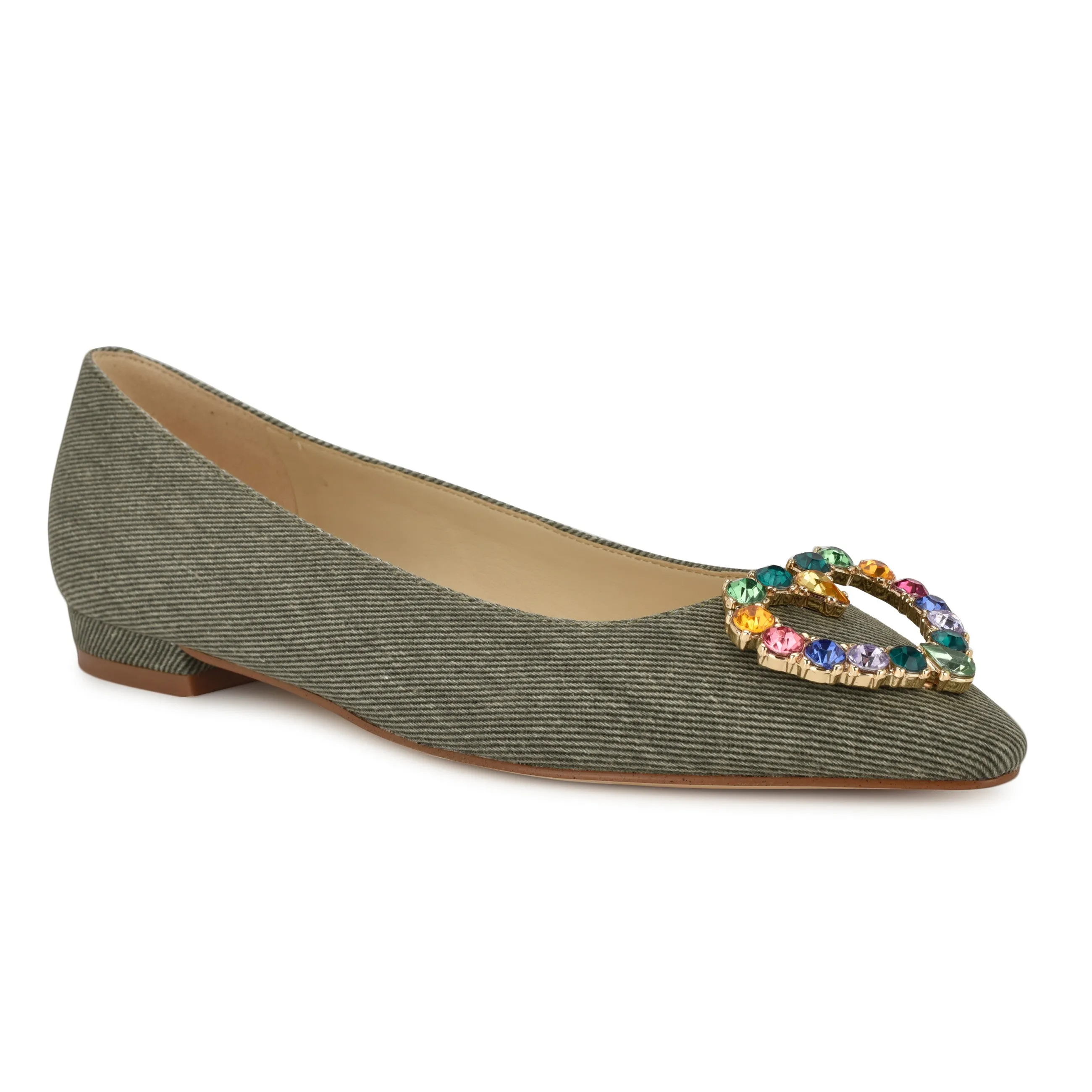 Hearts Pointy Toe Flats