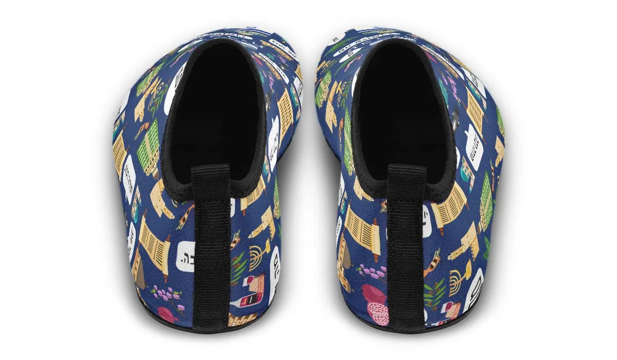 Hebrew Language Aqua Barefoot Shoes