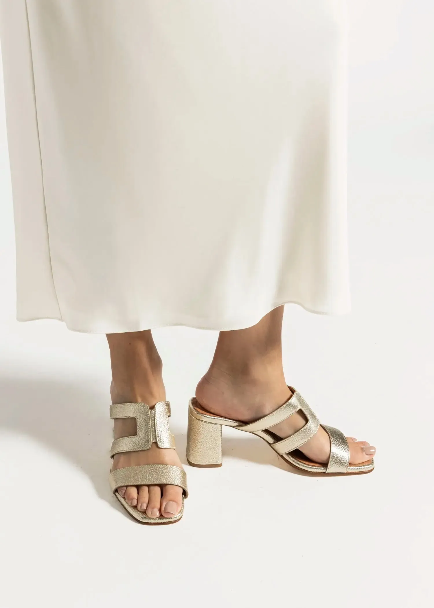 Heeled Cutout Sandal