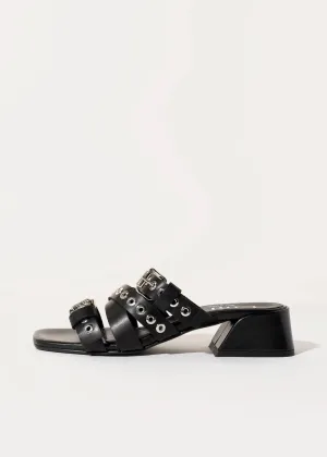 Heeled Slide Sandal