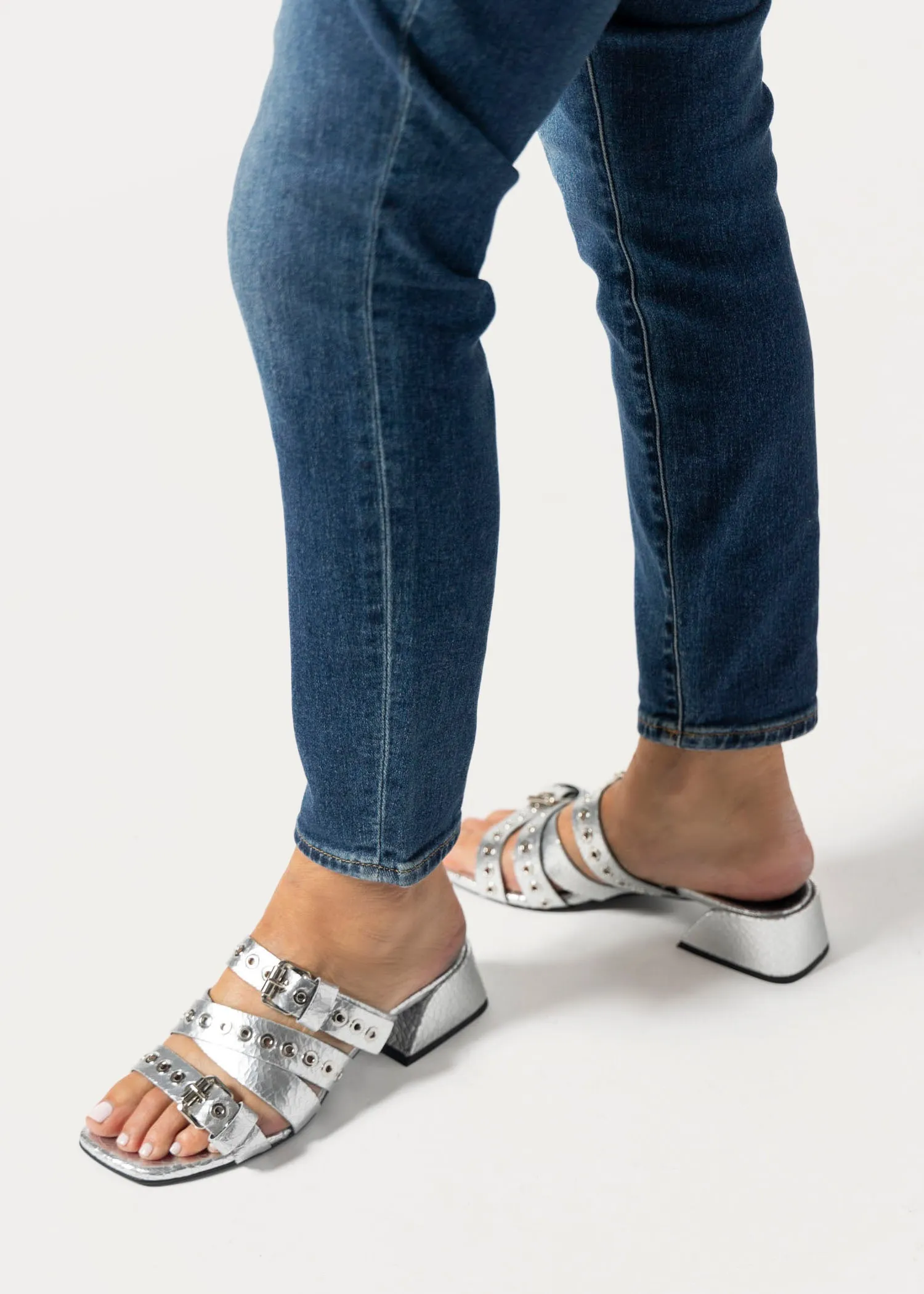 Heeled Slide Sandal
