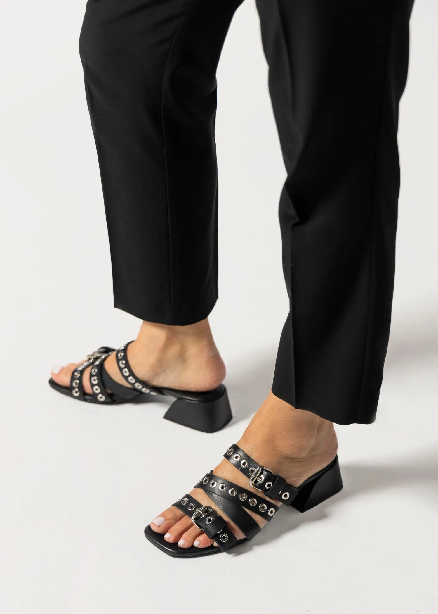 Heeled Slide Sandal