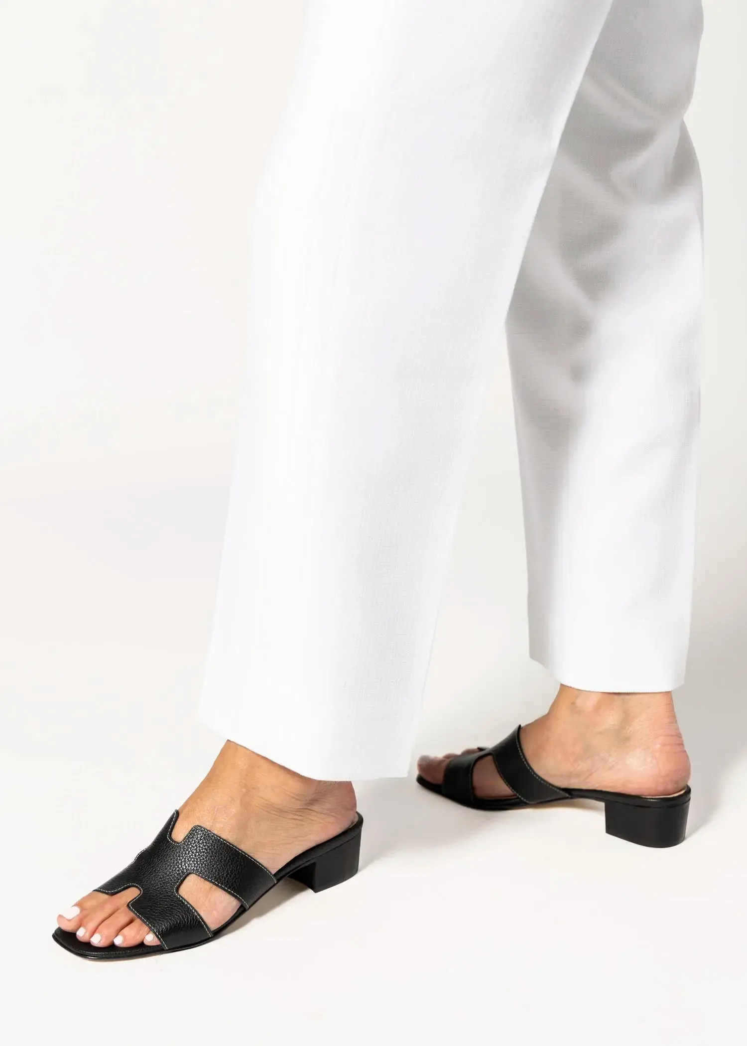 Heeled Slide Sandal