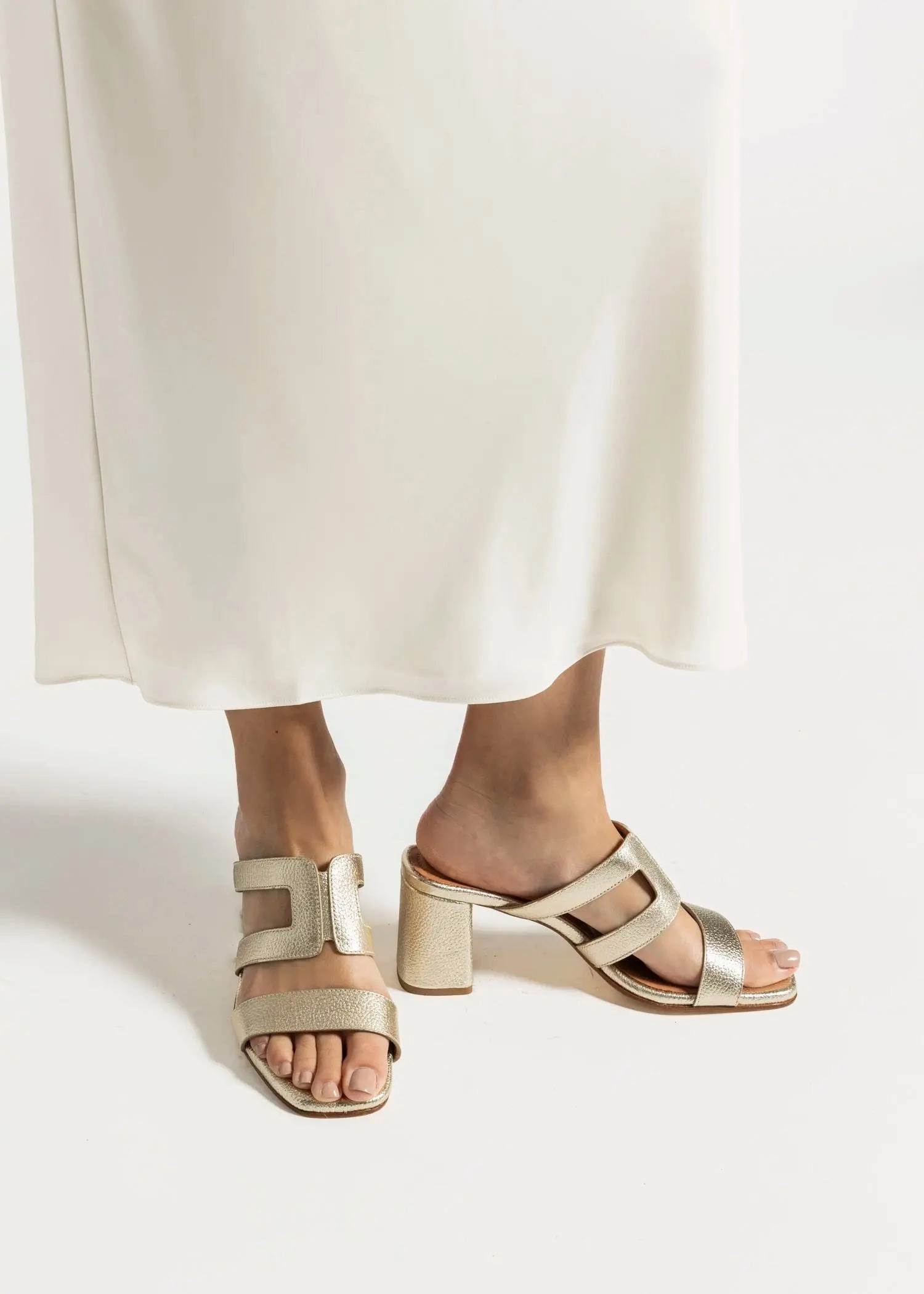 Heeled Cutout Sandal