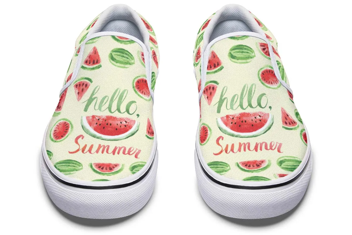 Hello Summer Slip-On Shoes