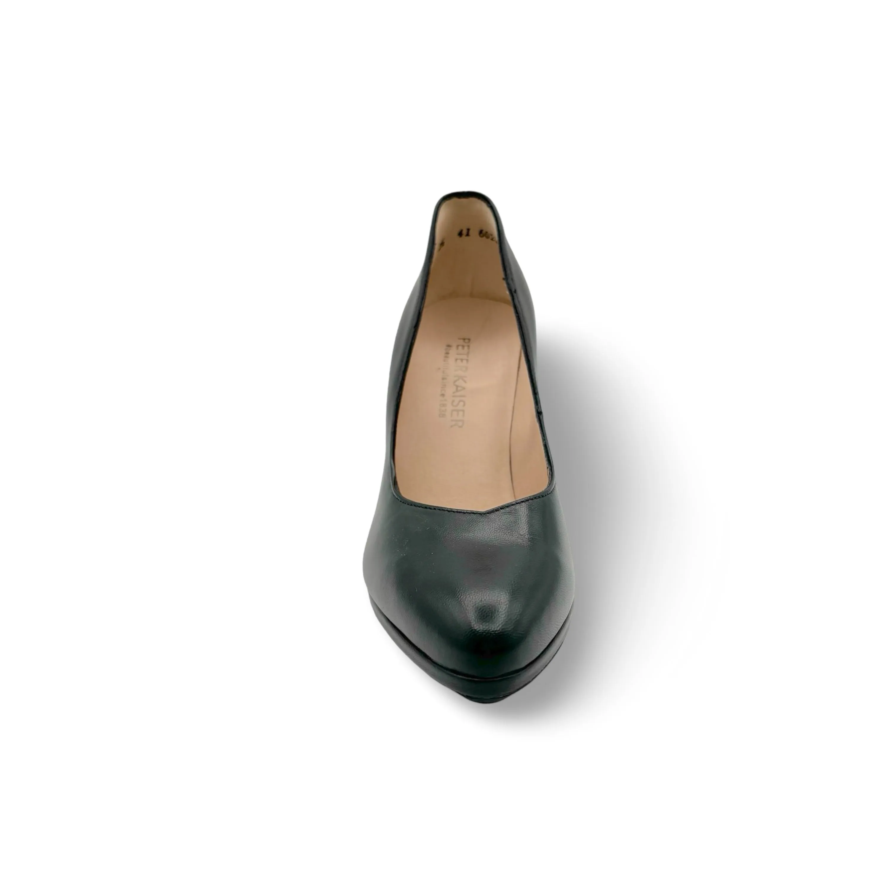 Herdi-Classic Black Leather Heel
