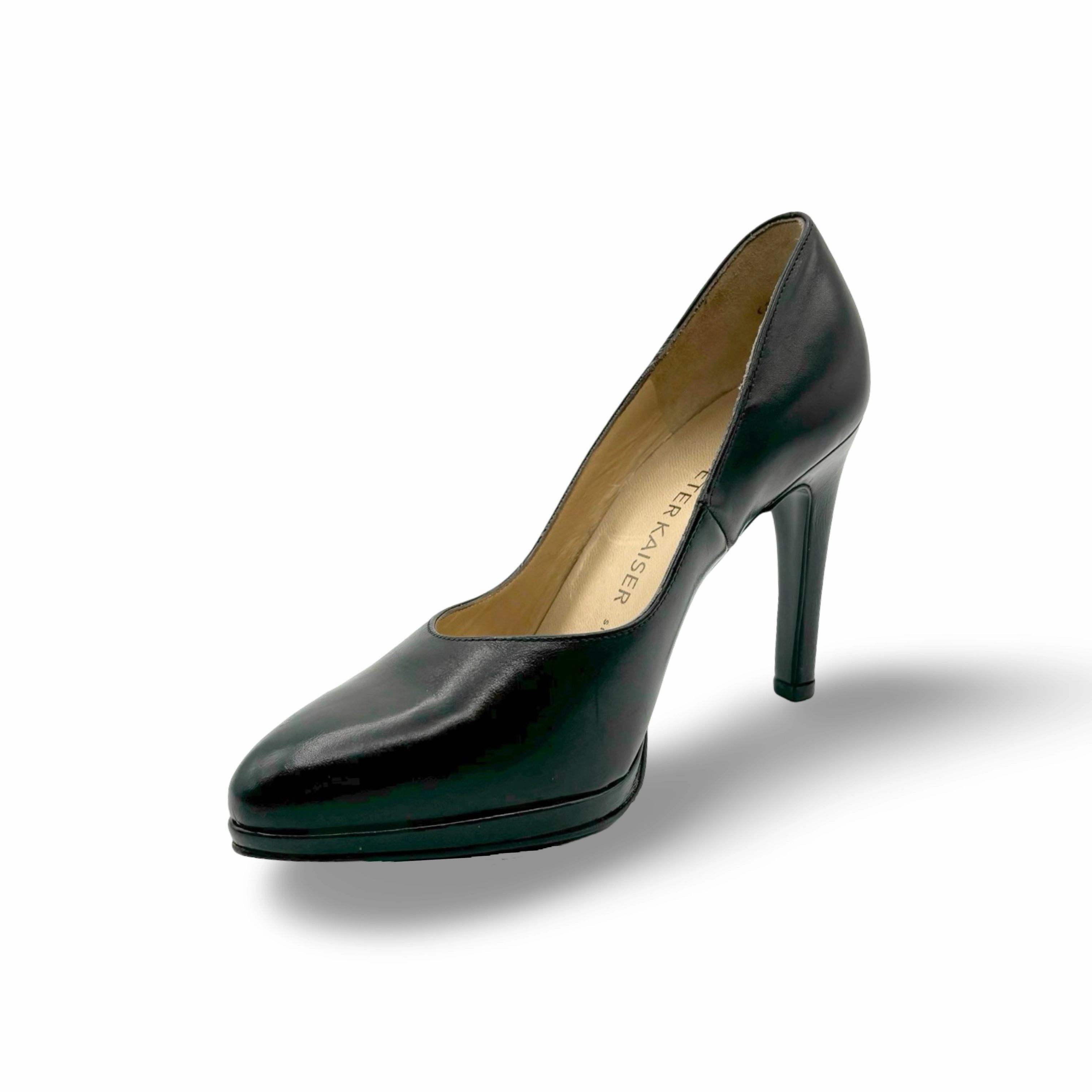 Herdi-Classic Black Patent Heel