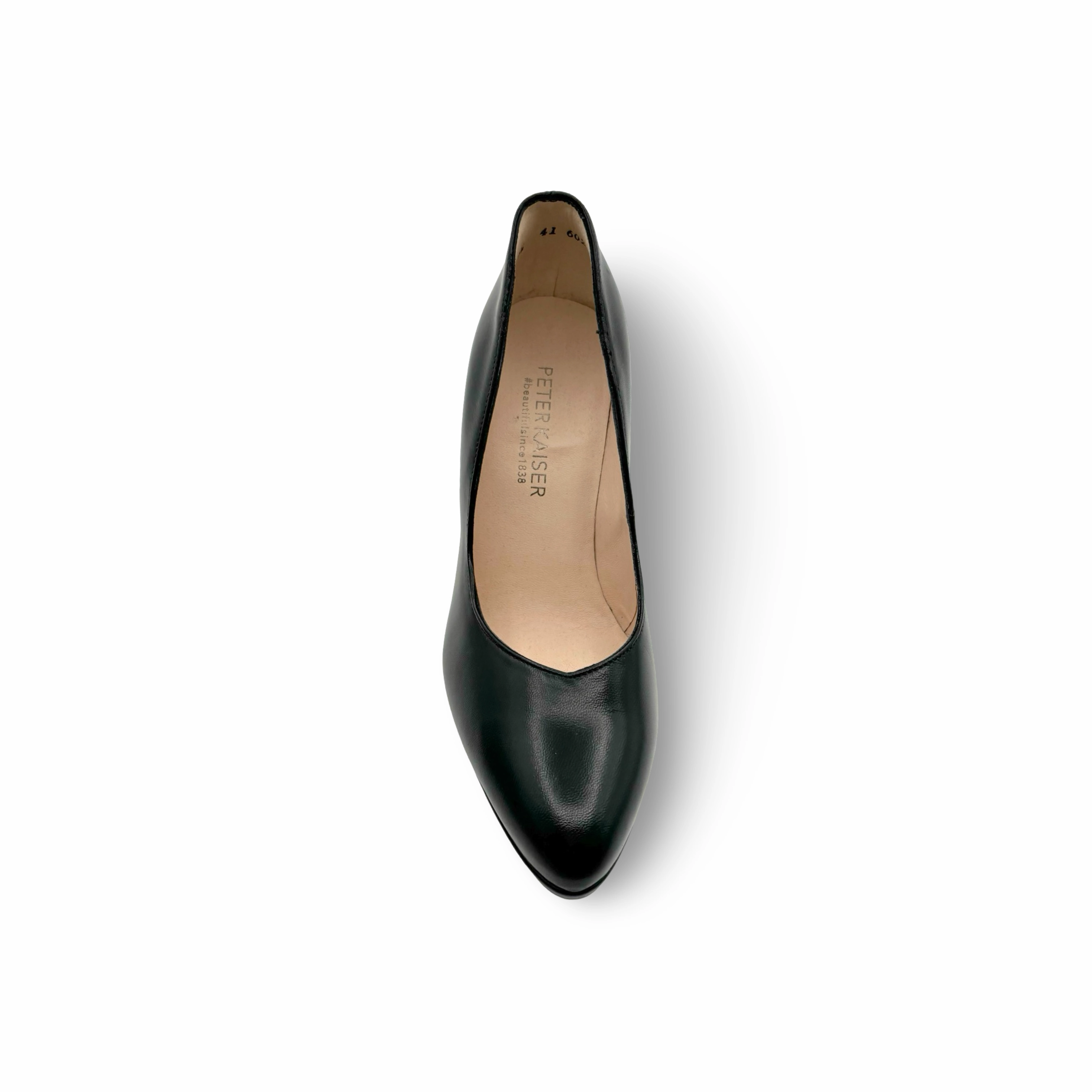 Herdi-Classic Black Patent Heel