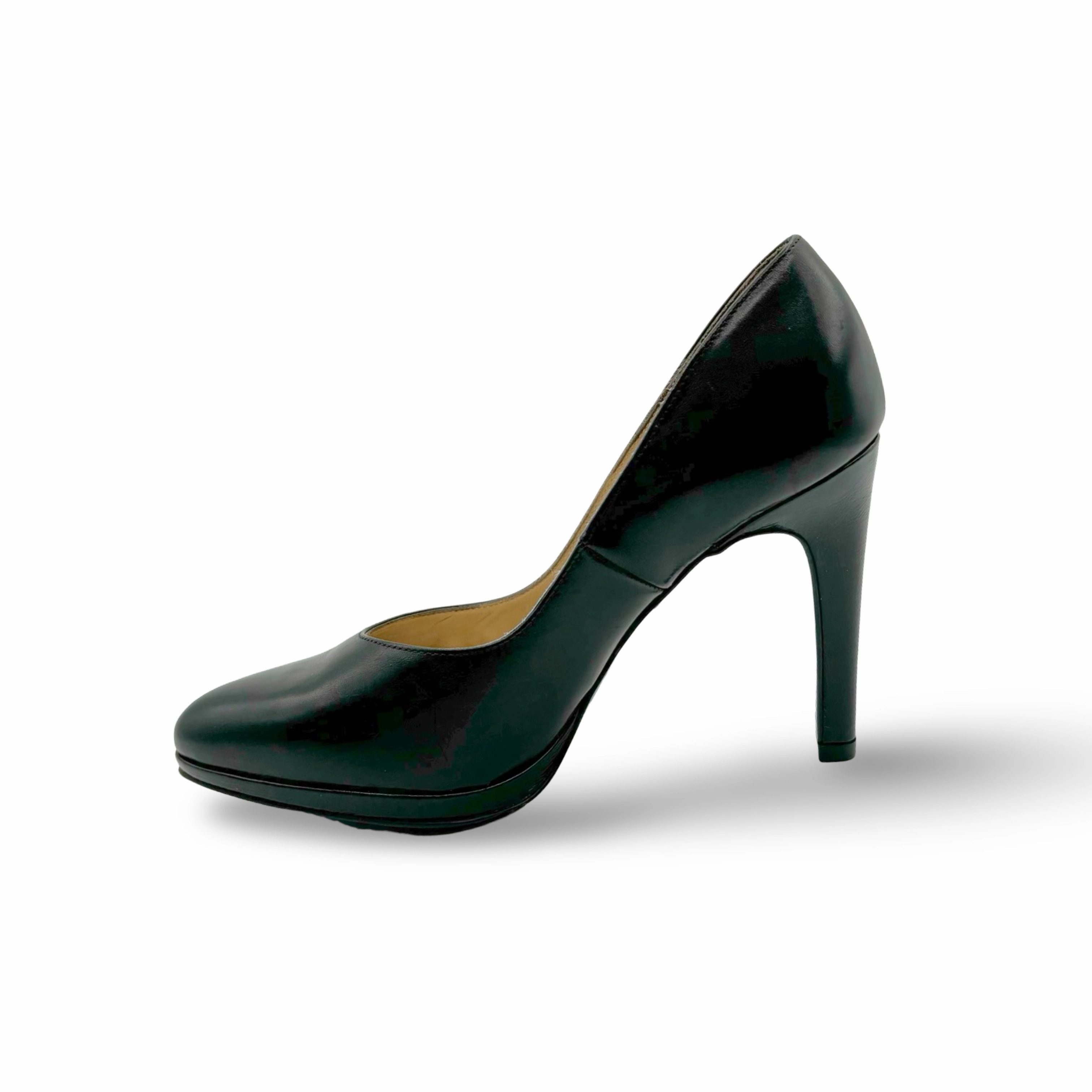 Herdi-Classic Black Patent Heel