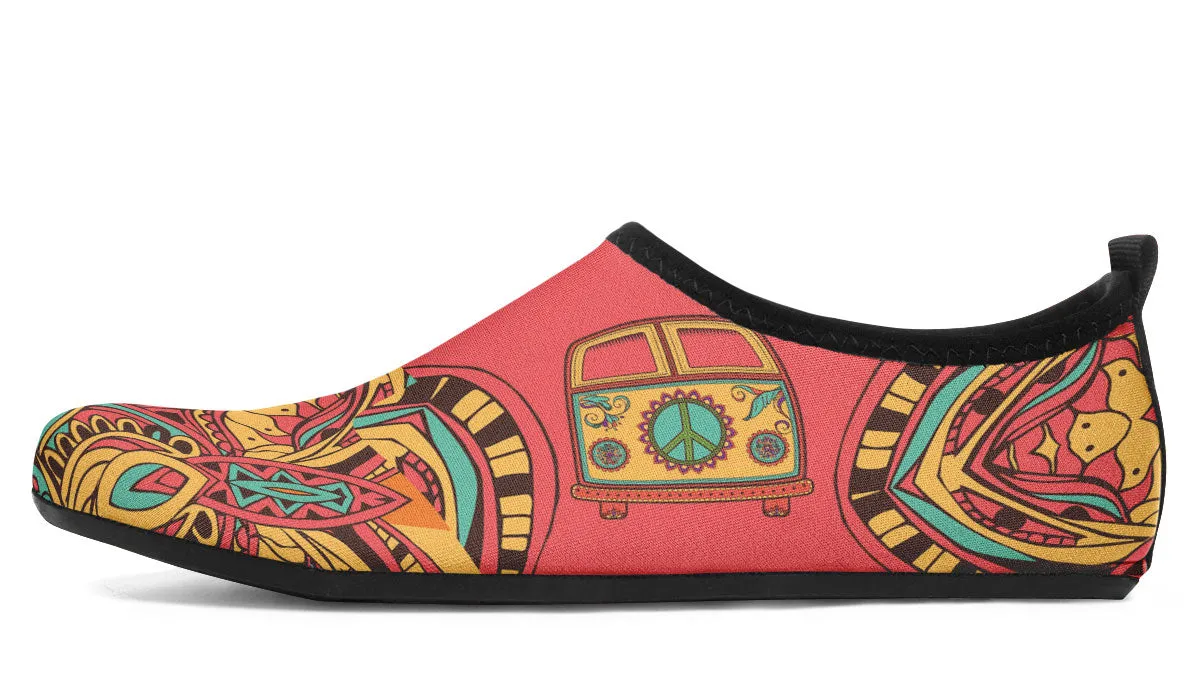 Hippie Van Athletic Aqua Barefoot Shoes
