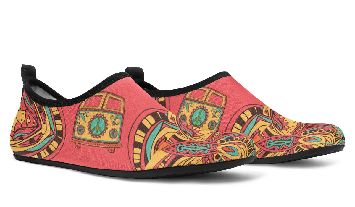 Hippie Van Athletic Aqua Barefoot Shoes