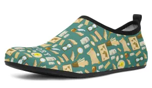 History Buff Aqua Barefoot Shoes