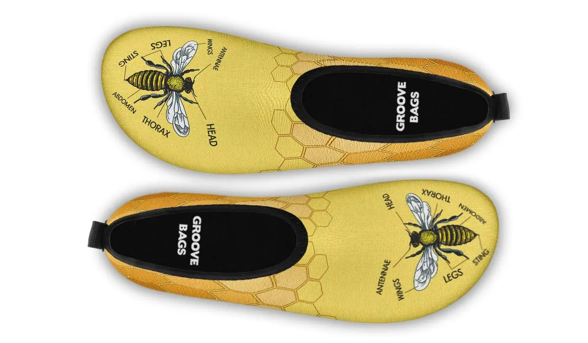 Honey Bee Diagram Aqua Barefoot Shoes