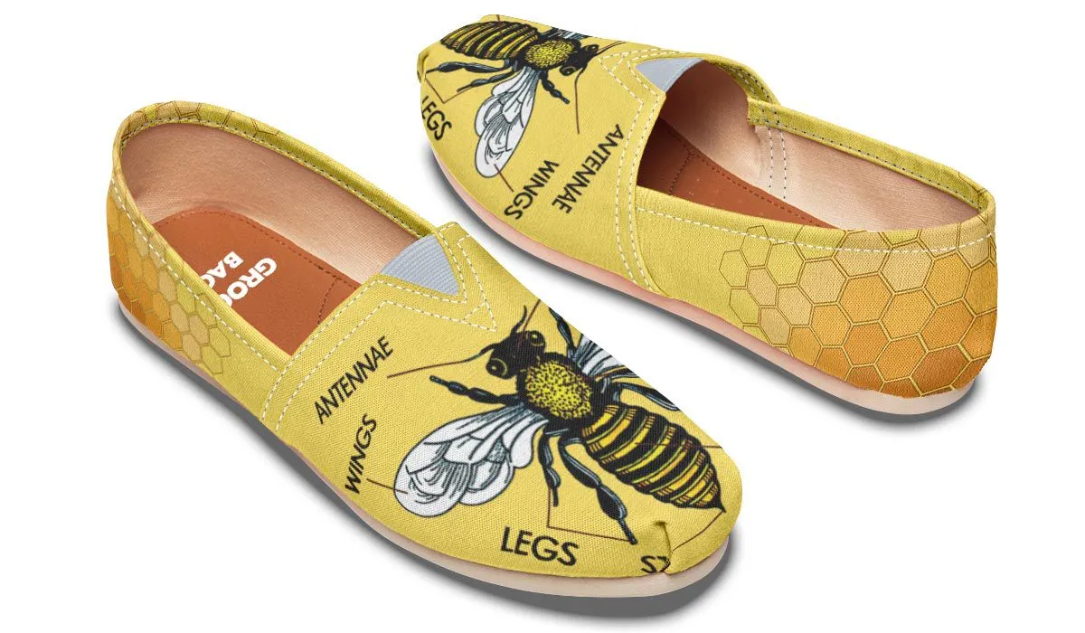 Honey Bee Diagram Casual Shoes