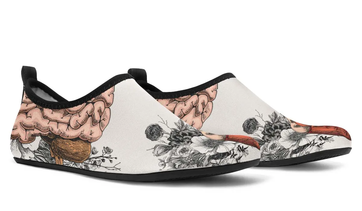 Human Organs Aqua Barefoot Shoes