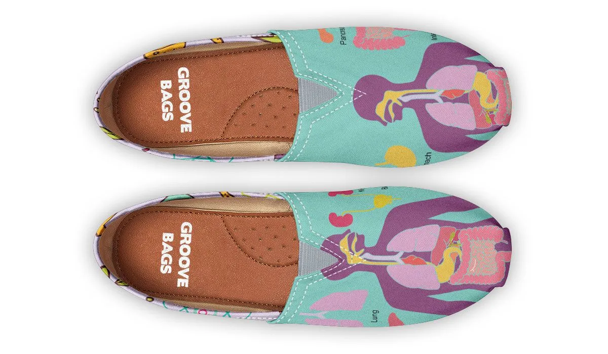Human Organs Casual Shoes