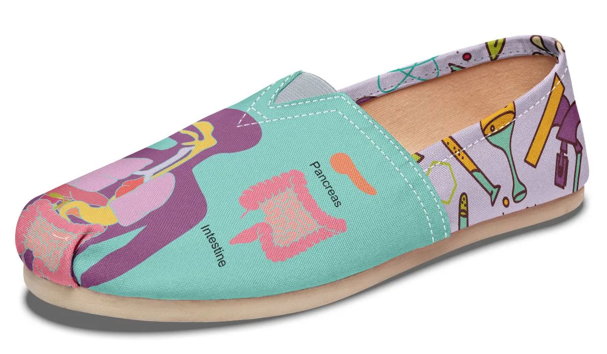 Human Organs Casual Shoes