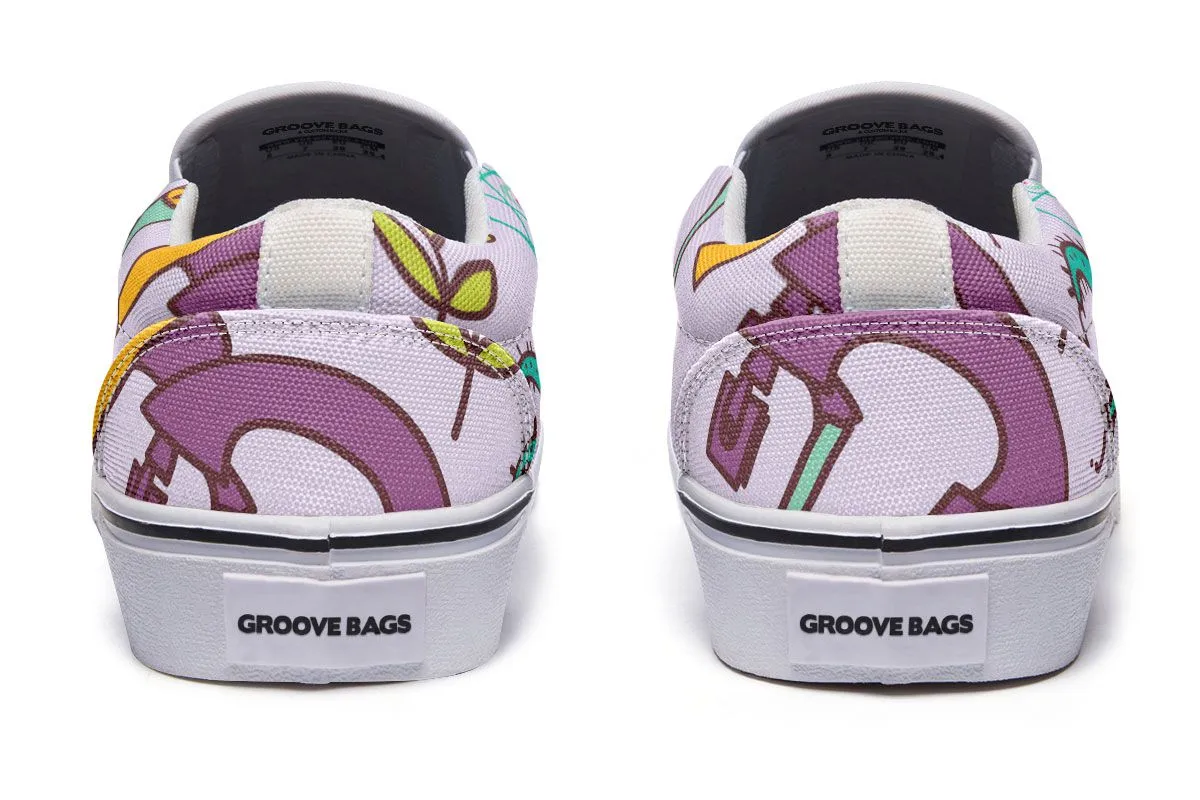 Human Organs Diagram Slip-On Shoes