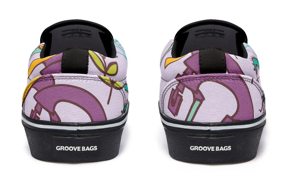 Human Organs Diagram Slip-On Shoes